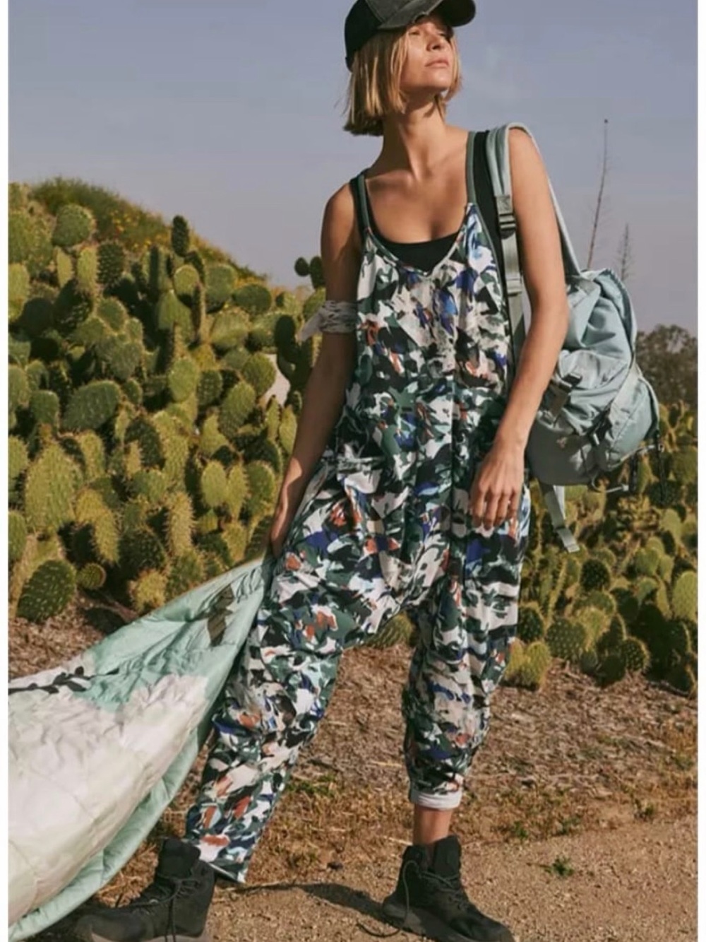 Free people hot shot onesie - Blue/green Multi M